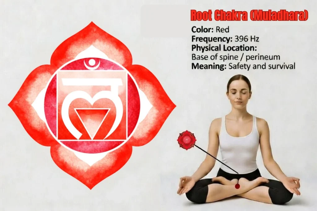 Root-chakra-color-meaning-function-and-location