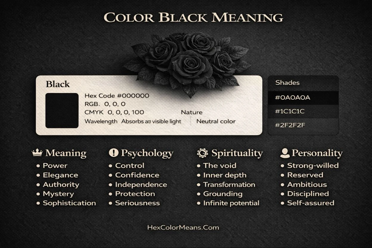 infographic-showing-meaning-of-color-black-in-psychology-spirituality-and-color-codes